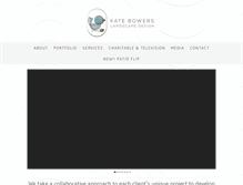 Tablet Screenshot of katebowersdesign.com